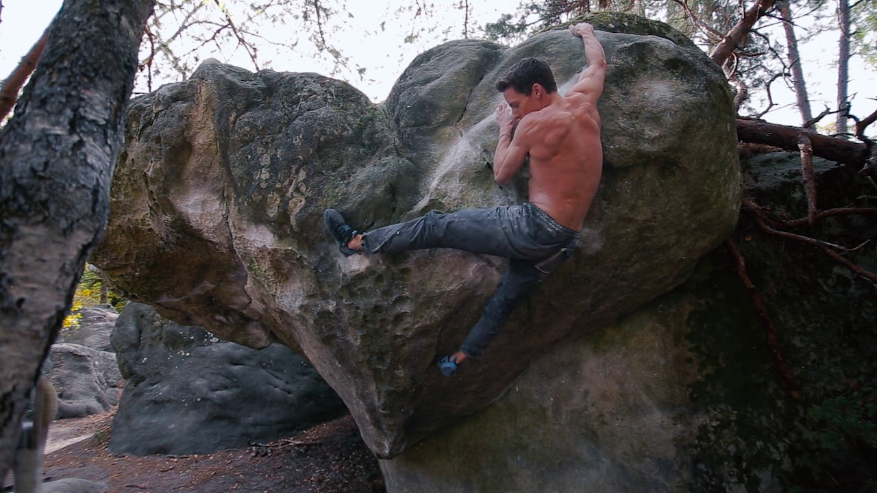 Fontainebleau Bouldervideo - Kletterszene